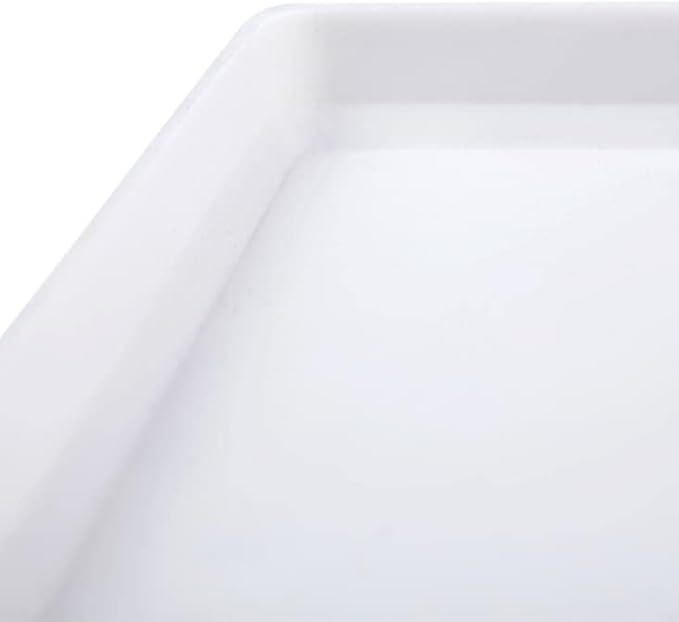 BASIN - Heavy Duty Under Sink Mat - The Original Silicone Under Sink Mats for Kitchen Waterproof - Cabinet Liner - Organizers and Storage - Under Sink Cover Kitchen Cabinet Liner White 22x22