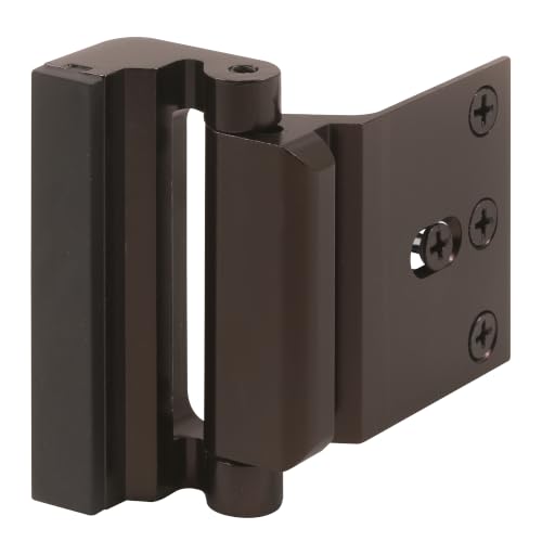 Prime-Line Door Reinforcement Lock, 3 in. Stop, Bronze (1 Set) - Image 7