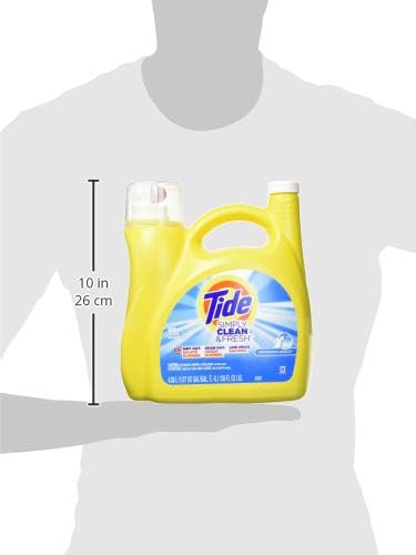 Tide Simply Clean & Fresh Liquid Laundry Detergent, Refreshing Breeze, 138 fl oz (4.08 L)