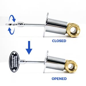 Himaweek 1/2 Inch Straight Gas Key Valve Kit for Fire Pit - Image 8