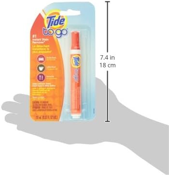Tide to Go Instant Stain Remover Pen 1 Count, 0.33 Fl Oz, Iris