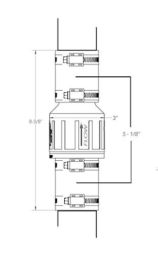 1-1/2 Inch Silent Check Valve for Sump Pumps with Couplings - Image 7