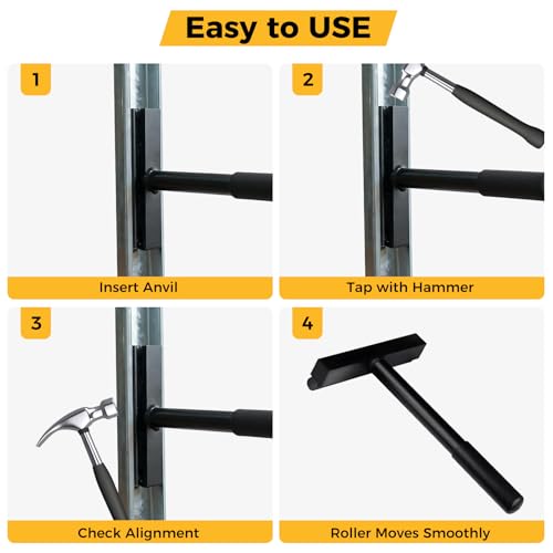 333'S Garage Door Track Anvil - Clamp-On 2-Inch Track | Hand Tools - Image 8