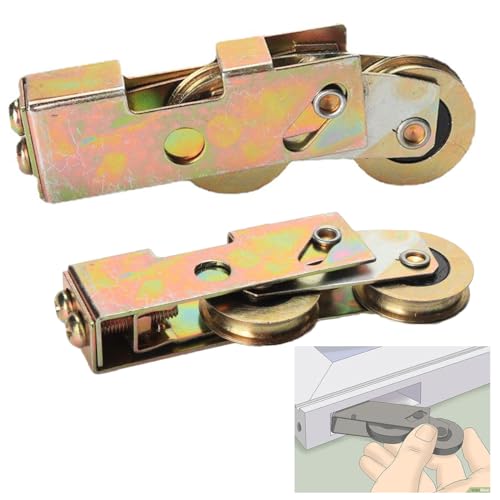 2 Pack Sliding Patio Door 1-1/4 Inch Tandem Roller Assembly - Image 7