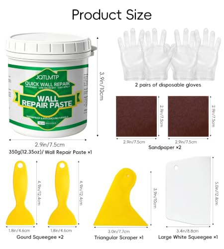Wall Repair Paste 12 OZ, Drywall Crack & Hole Filler - Image 7
