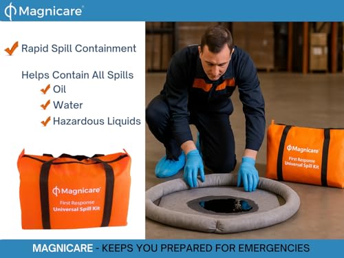 Spill Kit OSHA Approved - Biohazard Clean up Kit - Oil, Water & - Image 7