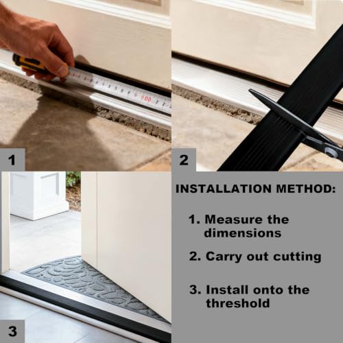 Door Threshold Vinyl Seal Replacement, 2 Pcs 36 Inch Doors - Image 7