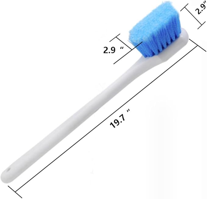 Long Handle Cleaning Brush, with Soft Bristles, Powerful Cleaning for Sink, Floor, Kitchen, Bathtub