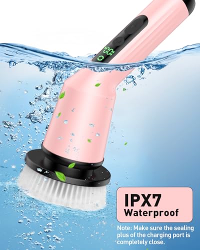 Electric Spin Scrubber for Bathroom, Shower Scrubber - Image 7