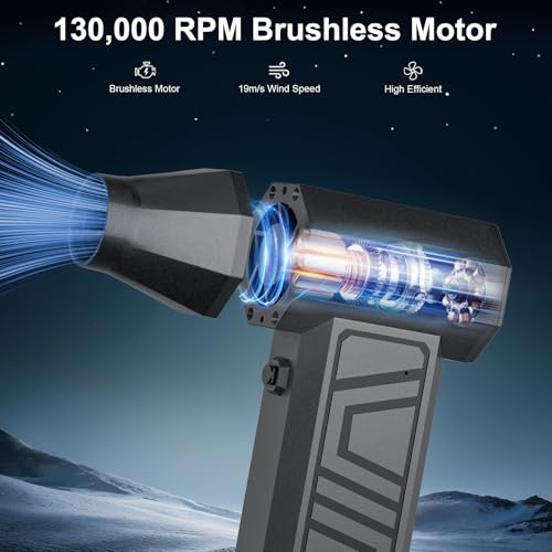 X3 Cordless Air Duster 130,000RPM High-Speed Mini Blower - Image 7