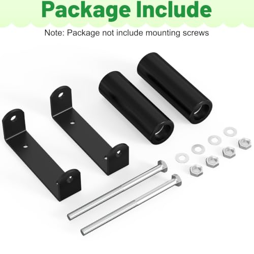 2 Pack 6" Sliding Gate Roller Guide with C-Sliding Gate Bracket - Image 7