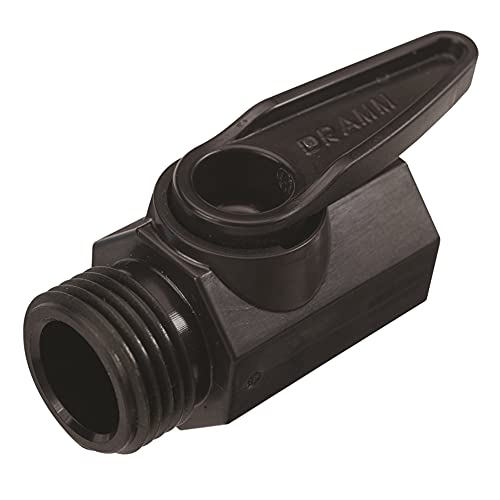 Dramm Plastic Shut Off Valve with One Piece Ball & Large Handle - Image 2