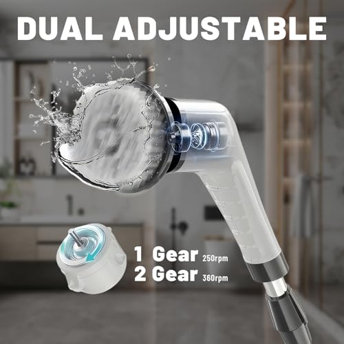 Electric Spin Scrubber- Ditch the Scrubbing! Long Handle - Image 7