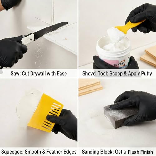 Drywall Repair Kit,34 Pcs 12x12inch Wall Patch Kit | Home Repair - Image 7