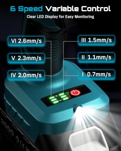 SEESII Electric Dual Cartridge Epoxy Gun 400ML (1:1) with 2 - Image 7