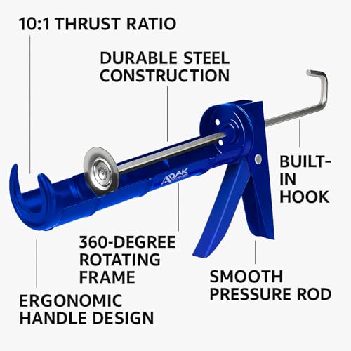 ADAK Caulking Gun, 10:1 Thrust Ratio - Image 8