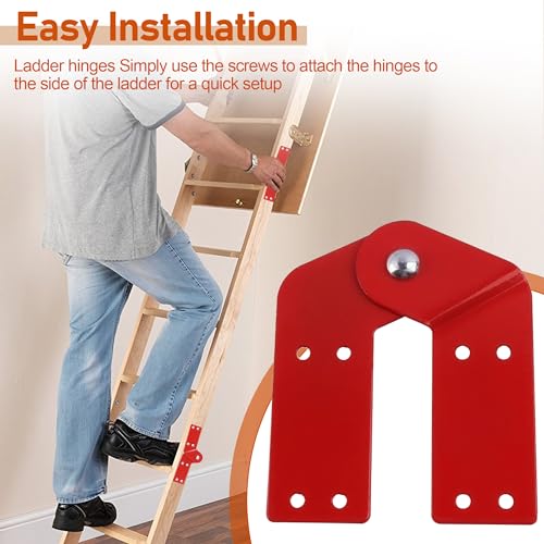 Attic Ladder Hinge for Ladder Pull Down System Replacement - Image 7