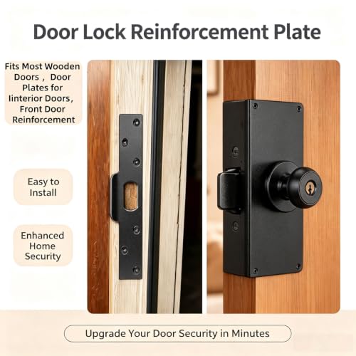U9476 Strike Plate & U9585 Door Reinforcement Plate For 1‑3/8" - Image 8