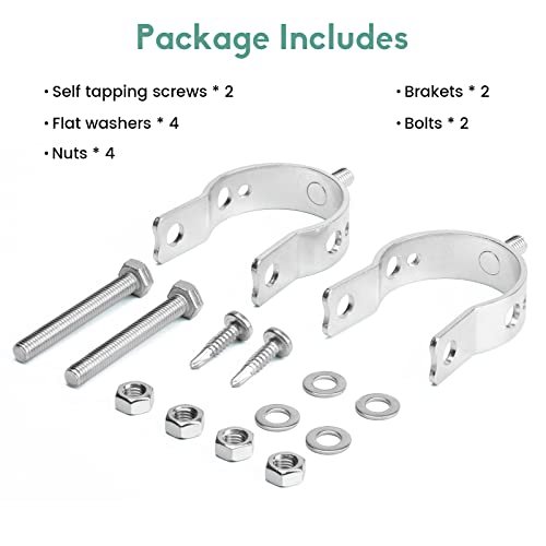 Universal Tube Bracket Kit for Automatic Gate Opener System - Image 8