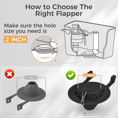 Universal Toilet Repair Kit for Inside Tank – Includes | Home Repair - Image 7