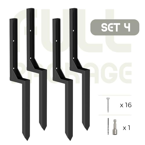 Fence Post Repair Kit, Heavy Duty Steel Ground Anchor Spike - Image 8