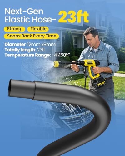 Cordless Pressure Washer Battery Powered, Handheld Cordless Power - Image 7