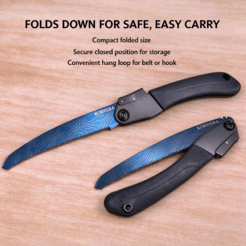 woodworking tools,Foldable Pruning Saw, SK5 High Carbon Hand Saw - Image 7