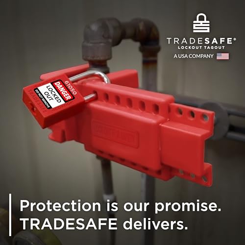 TRADESAFE Adjustable Ball Valve Lockout, 1/2 to 4-1/4 inch Pipe - Image 7