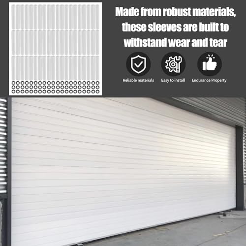 MDEOOSKY 60PCS Garage Door Hinge Quiet Roller Sleeves - Image 8
