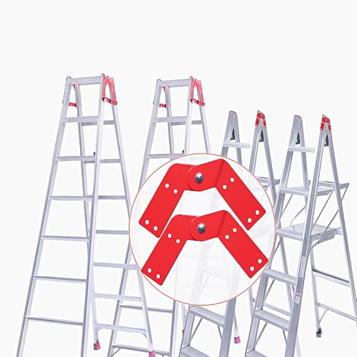2Pcs Attic Ladder Hinge Aluminum Herringbone Folding - Image 7
