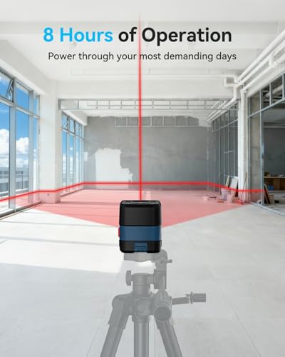 Laser Level, RockSeed Cross Line Laser with Self-Leveling - Image 8