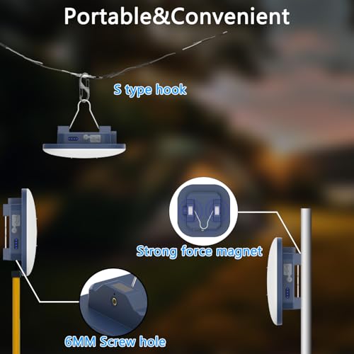 6 inch Rechargeable Camping Light TeiNewBy 4000LM 16500mAh - Image 7