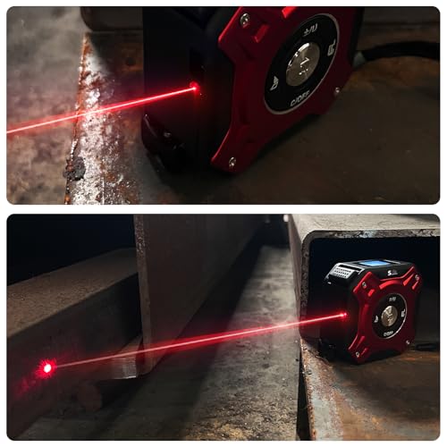 2 in 1 Laser Tape Measure with Level | 131ft/40M - Image 7