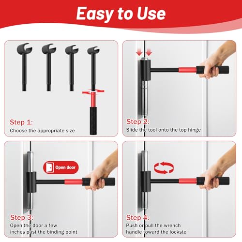 4-in-1 Door Hinge Adjustment Tool, Hinge Gap Adjusting | Hand Tools - Image 7