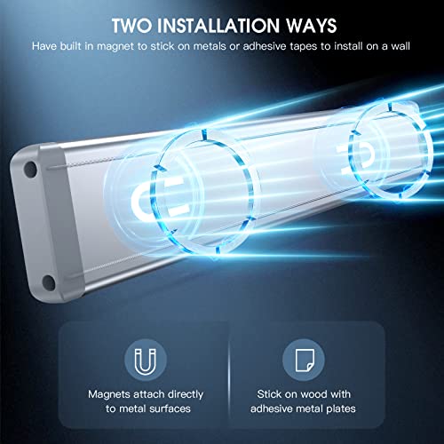 MCGOR 10inch Under Cabinet Lighting, 2 Pack Rechargeable - Image 7