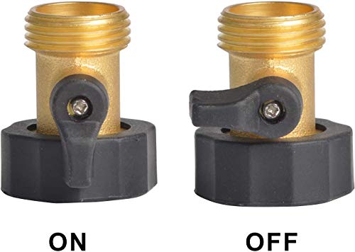 Heavy Duty Brass Shut Off Valves Garden Hose Connectors - Image 7