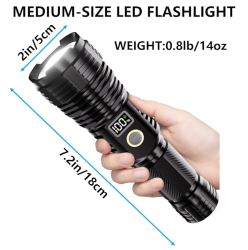 Rechargeable Flashlights High Lumens, 100000LM LED Super Bright - Image 7
