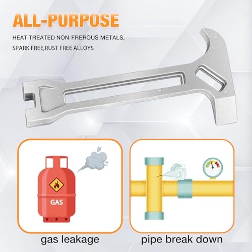 4-in-1 Emergency Tool – Gas & Water Shut Off Wrench | Hand Tools - Image 7