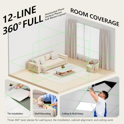 360° Lasers Level Self Leveling laser levels Professional tools - Image 7