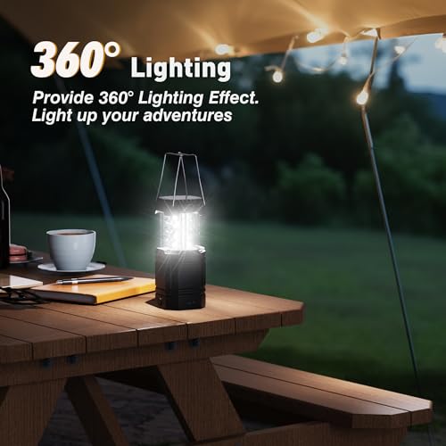 3000mAh Large Capacity Hand Crank Solar Camping Lantern - Image 7