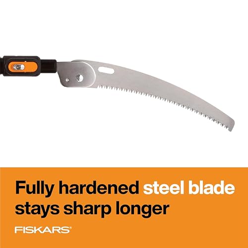 Fiskars 3-8 Ft Extendable Manual Pole Saw with 12" Hand Saw Blade - Image 7
