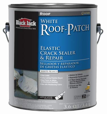Roof Patch, White Acrylic, 3.6-Qts. - Image 1