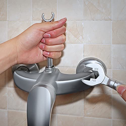 DURATECH 3-in-1 Plumber wrench & 4 Way Sillcock Key, 2-Pack - Image 7