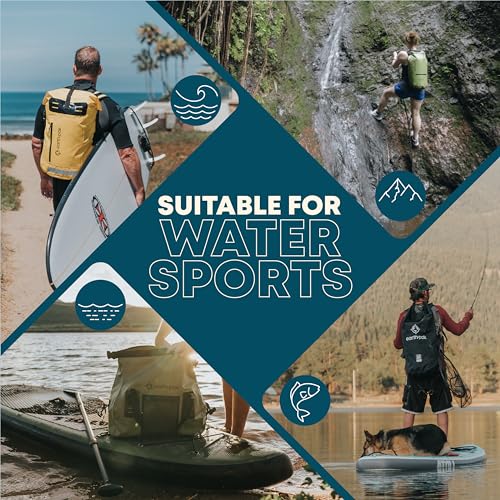 Waterproof Dry Bag with Zippered Pocket - 10L Kayaking Boating - Image 7