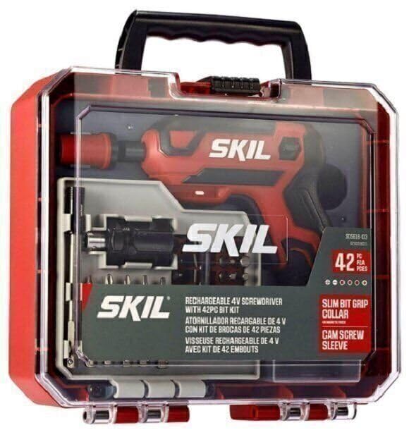 SKIL Rechargeable 4V Cordless Pistol Grip Screwdriver | Hand Tools - Image 8