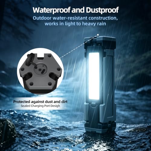 Rechargeable LED Work Light with Stand, 2400mAh Battery - Image 8
