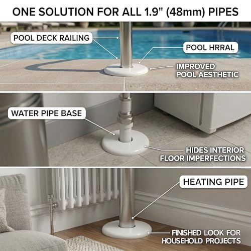 Pool Escutcheon Plates/Pool Ladder Cover Plate/Pool Trim Rings - Image 7