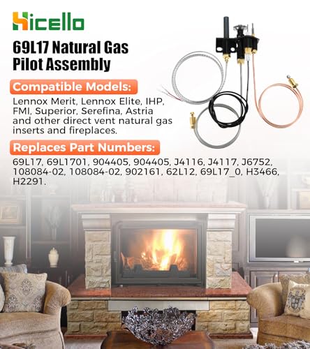 Pilot Assembly Thermocouple Replacement for Lennox Natural Gas - Image 7