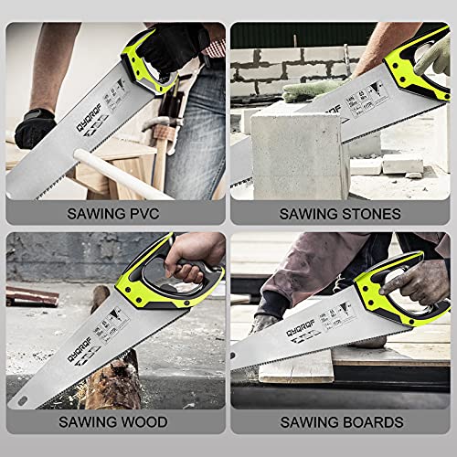 14 in. Pro Hand Saw, 11 TPI Fine-Cut Soft-Grip Hardpoint - Image 7