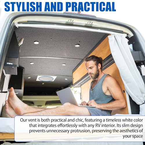 Calvana (5-Pack) 6.5" RV Ceiling Vent Covers for Inside Camper - Image 7